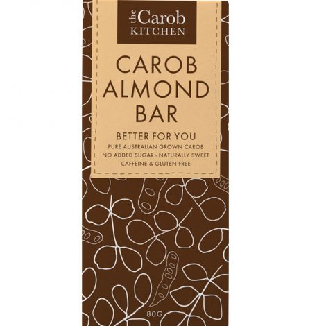 The Carob Kitchen – Carob Almond Bar (80g)