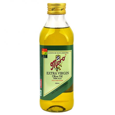 Olive Oil – Moro Extra Virgin (500ml), key ingredient for Maple pepper dressing.
