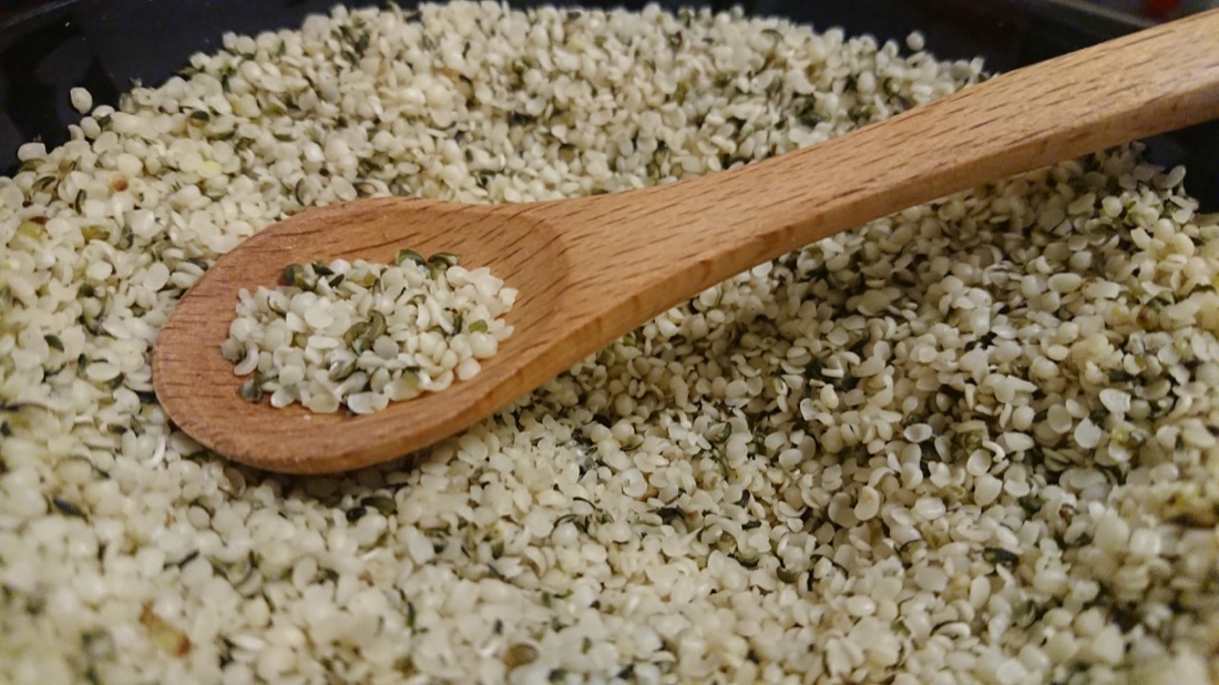Organic Hemp Seeds, key ingredient for Hemp seed pesto.