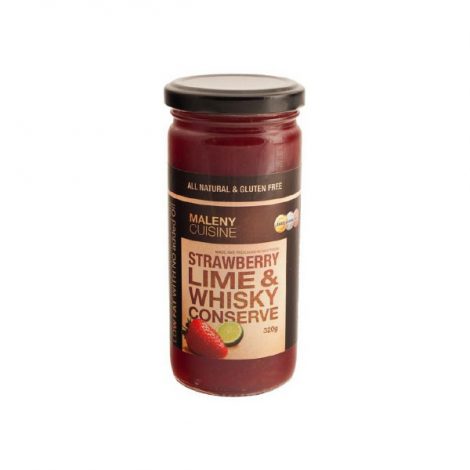 Maleny Cuisine Strawberry, Lime and Whiskey Conserve (320g)